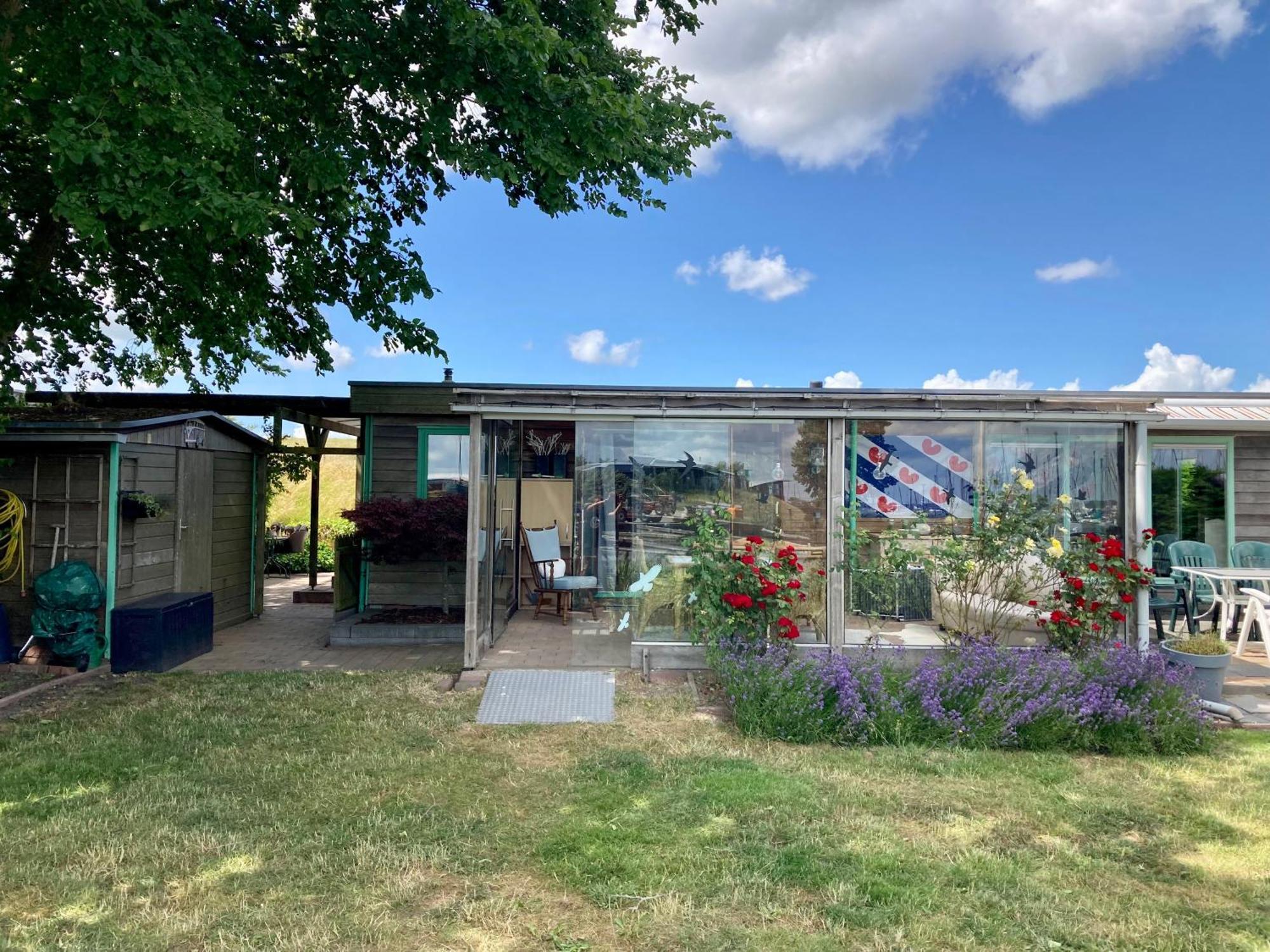 4 Pers Holiday Home Hilla With Winter Garden In Front Of The Dike Directly On The Lauwersmeer Anjum Luaran gambar